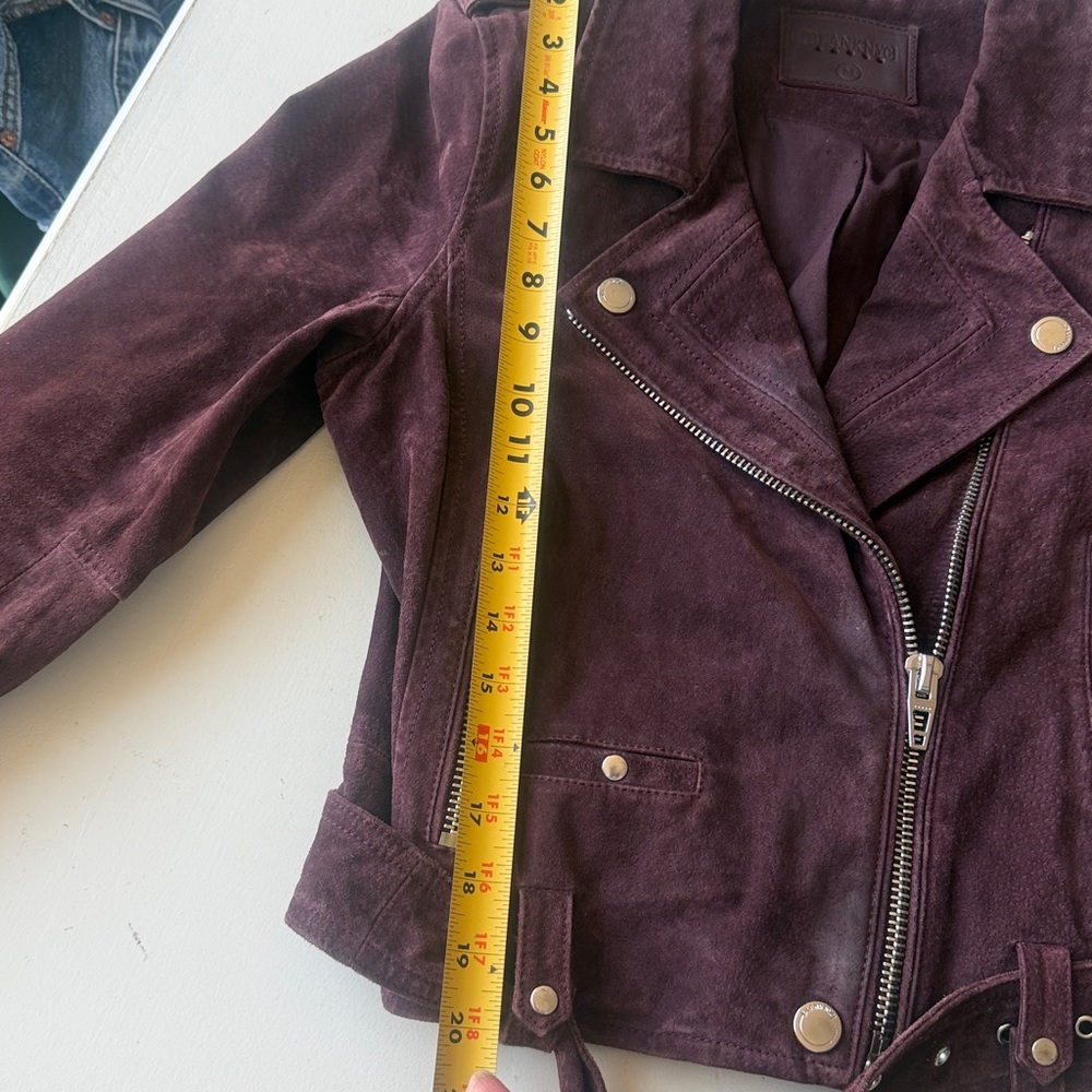 Blank NYC burgundy leather jacket - Picture 13 of 13